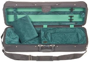 Bobelock Featherlite 1003 Oblong Black/Green 4/4 Violin Case